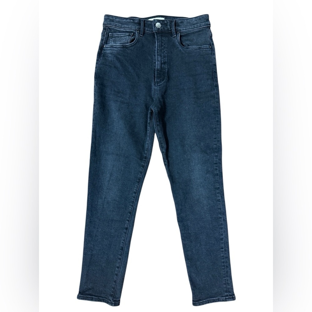 REVTOWN Women's Classic Black Straight Leg Jeans